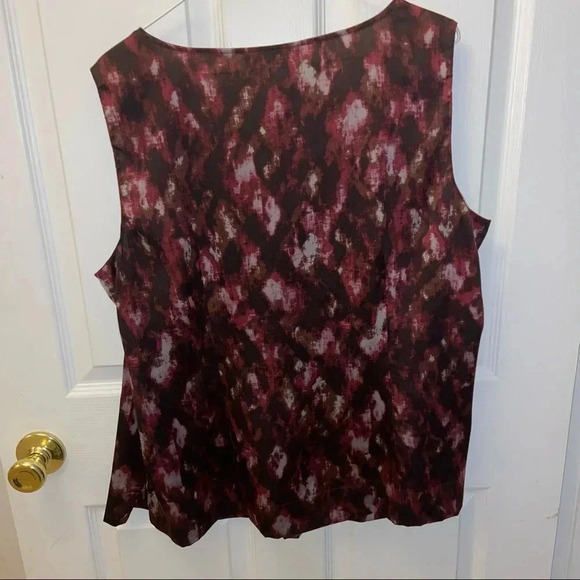 Sejour tank top multicolored sz 14w - Picture 3 of 3